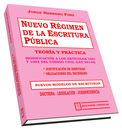 Nuevo Régimen de la Escritura Pública